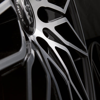 Damina Performance DM02 Black Polished Alufelge 8x18 Zoll ET35 LK 5x112 ML66.6 – Bild 3