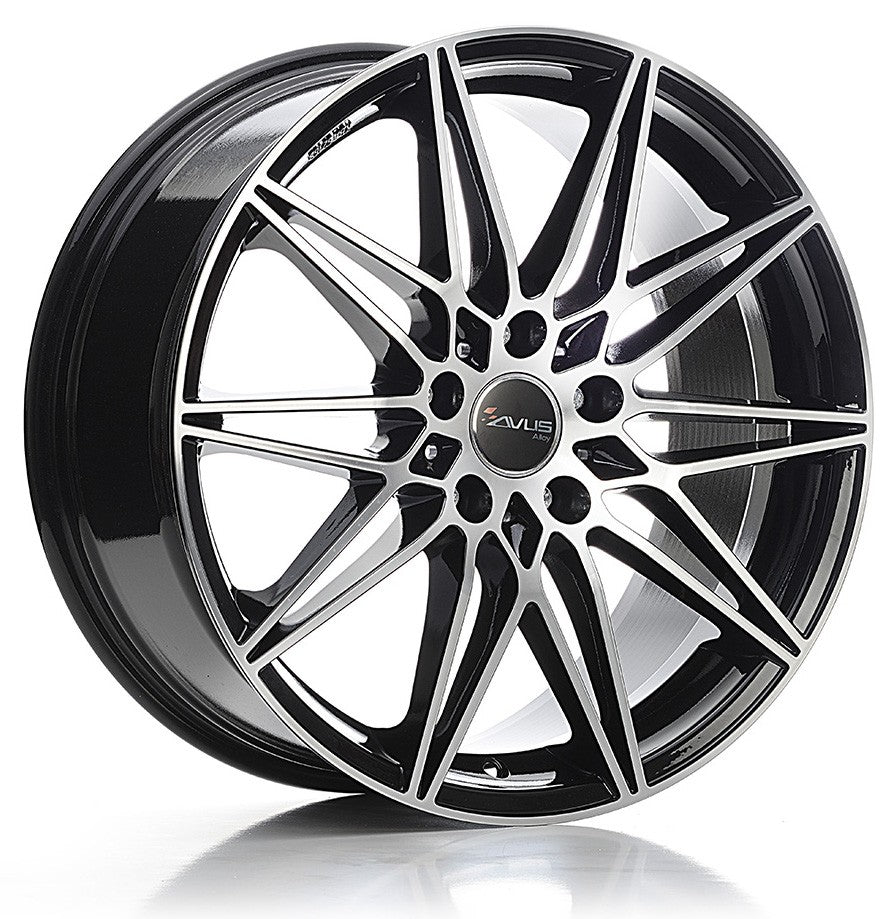 Avus Racing AC-MB5 black polished Alufelge