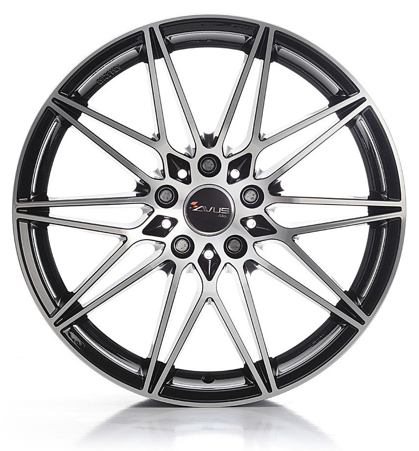 Avus Racing AC-MB5 black polished Alufelge – Bild 2
