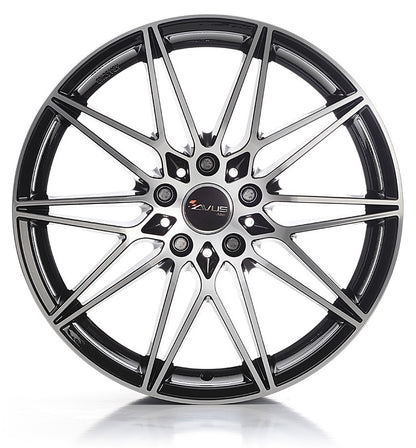 Avus Racing AC-MB5 black polished Alufelge – Bild 2