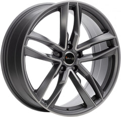 Avus Racing AF16 matt anthracite polished Alufelge 8x18 Zoll ET25 LK 5x112 ML66.6