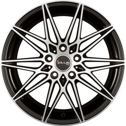 Avus Racing AC-MB5 Black Polished Alufelge 8x18 Zoll ET45 LK 5x112 ML66.6