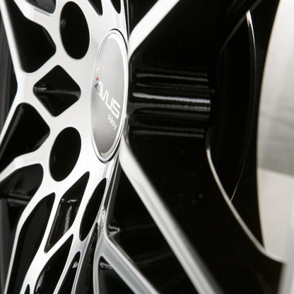 Avus Racing AC-MB5 Black Polished Alufelge 8x18 Zoll ET45 LK 5x112 ML66.6 – Bild 5