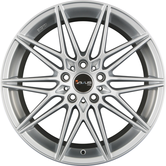 Avus Racing AC-MB5 Hyper Silver Alufelge 8.5x19 Zoll ET47 LK 5x120 ML72.6