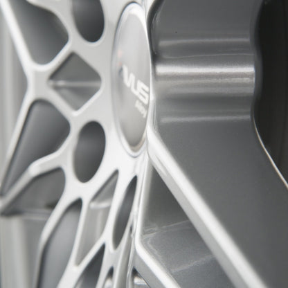 Avus Racing AC-MB5 Hyper Silver Alufelge 8.5x19 Zoll ET47 LK 5x120 ML72.6 – Bild 5