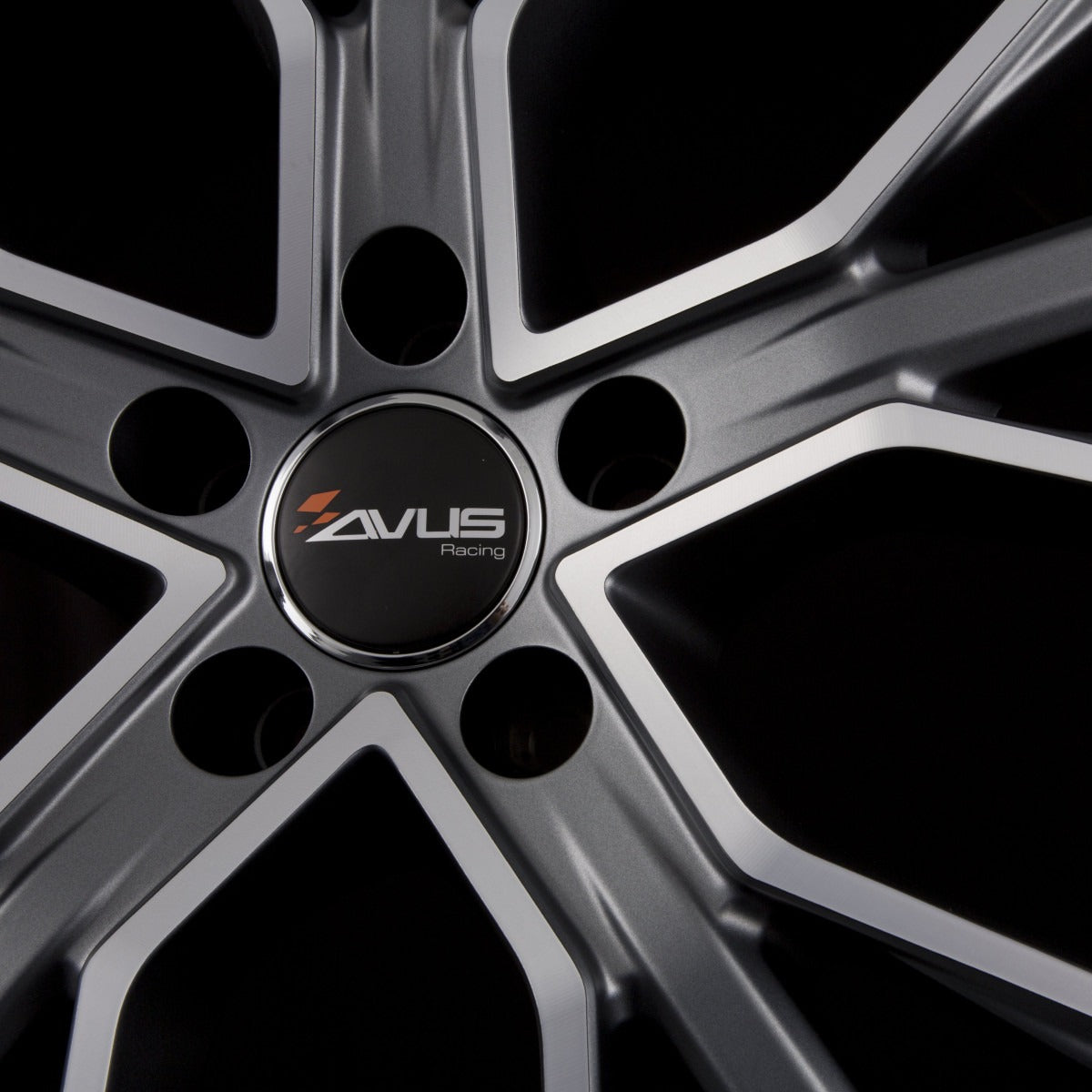 Avus Racing AF18 Matt Anthracite Polished Alufelge 9x20 Zoll ET33 LK 5x112 ML66.6 – Bild 4