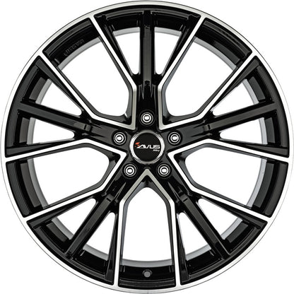 Avus Racing AF18 black polished 9x20 ET40 - LK5/112 ML66.6