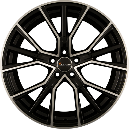 Avus Racing AF18 Black Polished Alufelge 8.5x20 Zoll ET32 LK 5x112 ML66.6