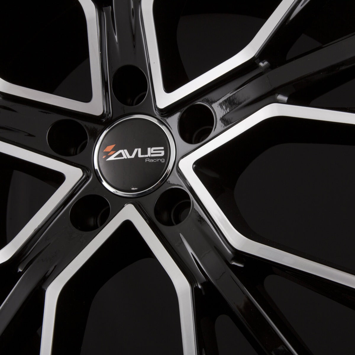 Avus Racing AF18 Black Polished Alufelge 8.5x20 Zoll ET32 LK 5x112 ML66.6 – Bild 5