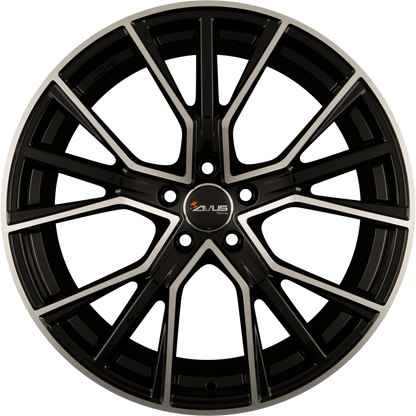 Avus Racing AF18 Black Polished Alufelge 8.5x20 Zoll ET45 LK 5x112 ML66.6