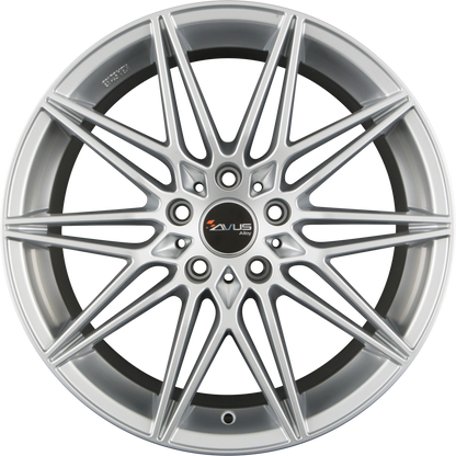Avus Racing AC-MB5 Hyper Silver Alufelge 9x19 Zoll ET44 LK 5x120 ML72.6