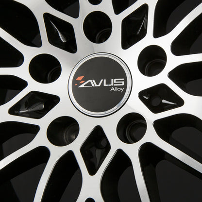 Avus Racing AC-MB5 Black Polished Alufelge 8x19 Zoll ET30 LK 5x112 ML66.6 – Bild 4
