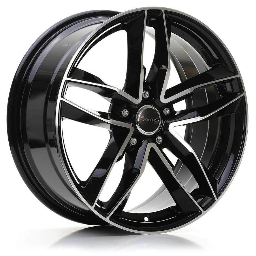 Avus Racing AF16 black polished Alufelge 8.5x21 Zoll ET30 LK 5x112 ML66.6