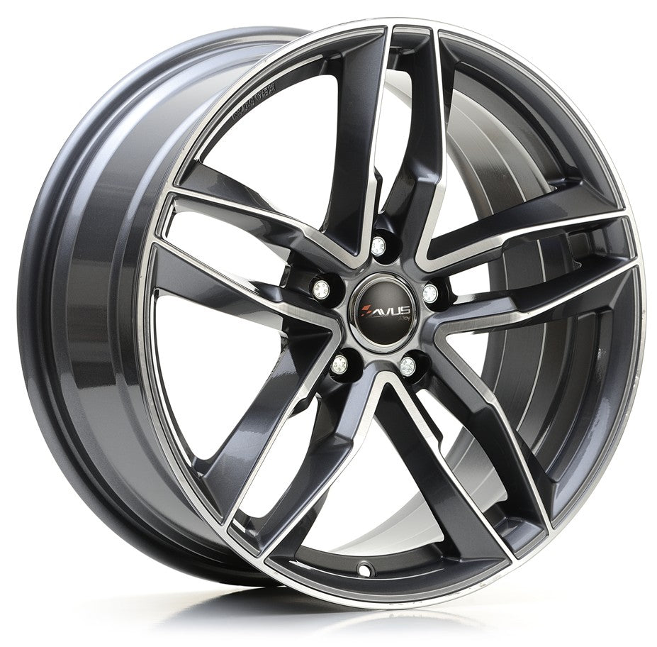 Avus Racing AF16 anthracite polished Alufelge 10x21 Zoll ET30 LK 5x112 ML66.6