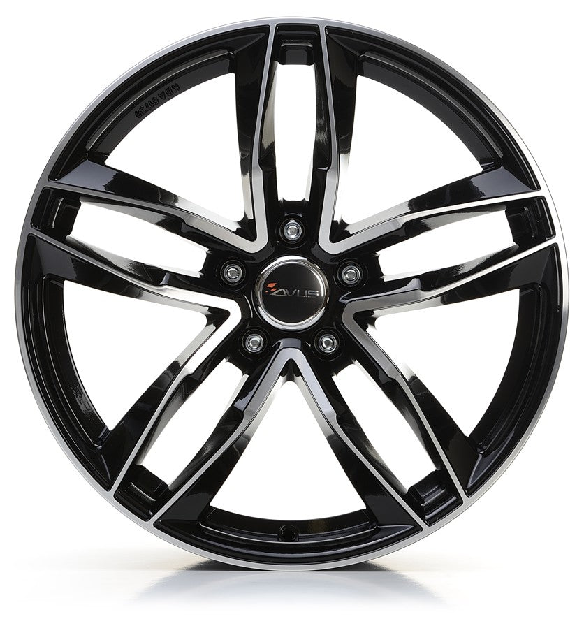 Avus Racing AF16 black polished Alufelge 10x21 Zoll ET30 LK 5x112 ML66.6 – Bild 2