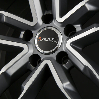 Avus Racing AF16 matt anthracite polished Alufelge 8.5x20 Zoll ET20 LK 5x112 ML66.6 – Bild 5