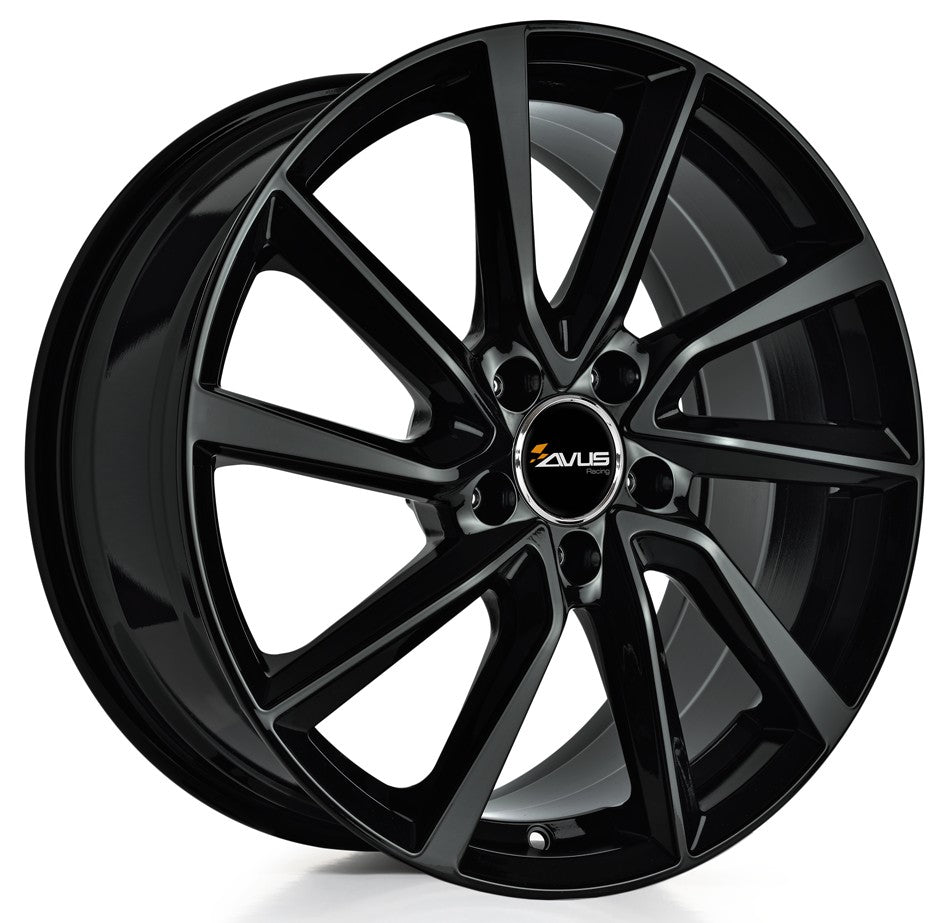Avus Racing AC-518 black Alufelge 8x19 Zoll ET27 LK 5x112 ML66.6