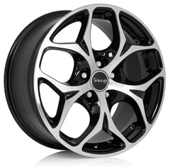 Avus Racing AC-MB2 black polished Alufelge 8.5x18 Zoll ET58 LK 5x130 ML71.6