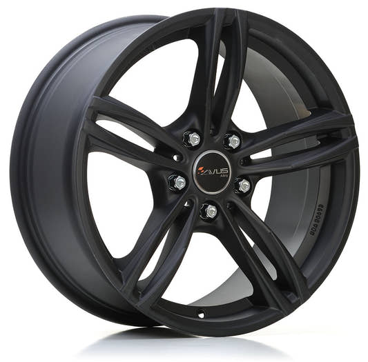 Avus Racing AC-MB3 matt black Alufelge 7.5x17 Zoll ET32 LK 5x120 ML72.6