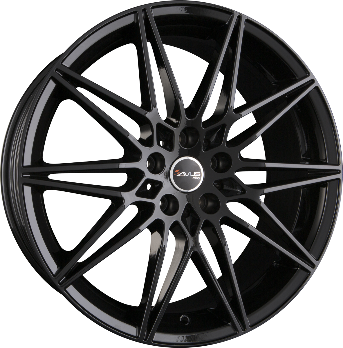 Avus Racing AC-MB5 Black Alufelge 8x19 Zoll ET30 LK 5x112 ML66.6 – Bild 2