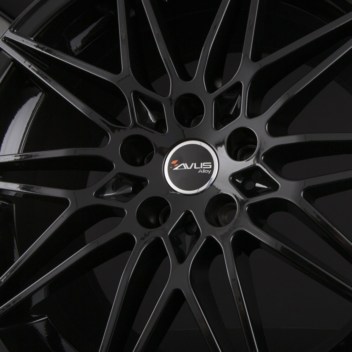 Avus Racing AC-MB5 Black Alufelge 8x19 Zoll ET30 LK 5x112 ML66.6 – Bild 5