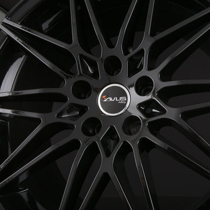 Avus Racing AC-MB5 Black Alufelge 8x19 Zoll ET30 LK 5x112 ML66.6 – Bild 5