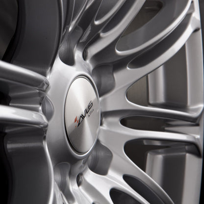 Avus Racing AC-MB1 Hyper Silver Alufelge 8x18 Zoll ET15 LK 5x120 ML72.6 – Bild 3