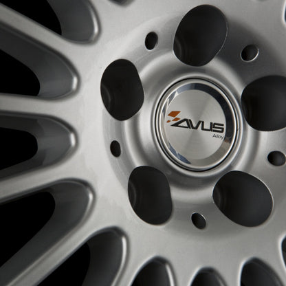Avus Racing AC-M03 Hyper Silver Alufelge 7.5x18 Zoll ET40 LK 4x114.3 ML67.1 – Bild 3