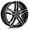 Avus Racing AF6 black polished Alufelge 8.5x19 Zoll ET35 LK 5x112 ML66.6