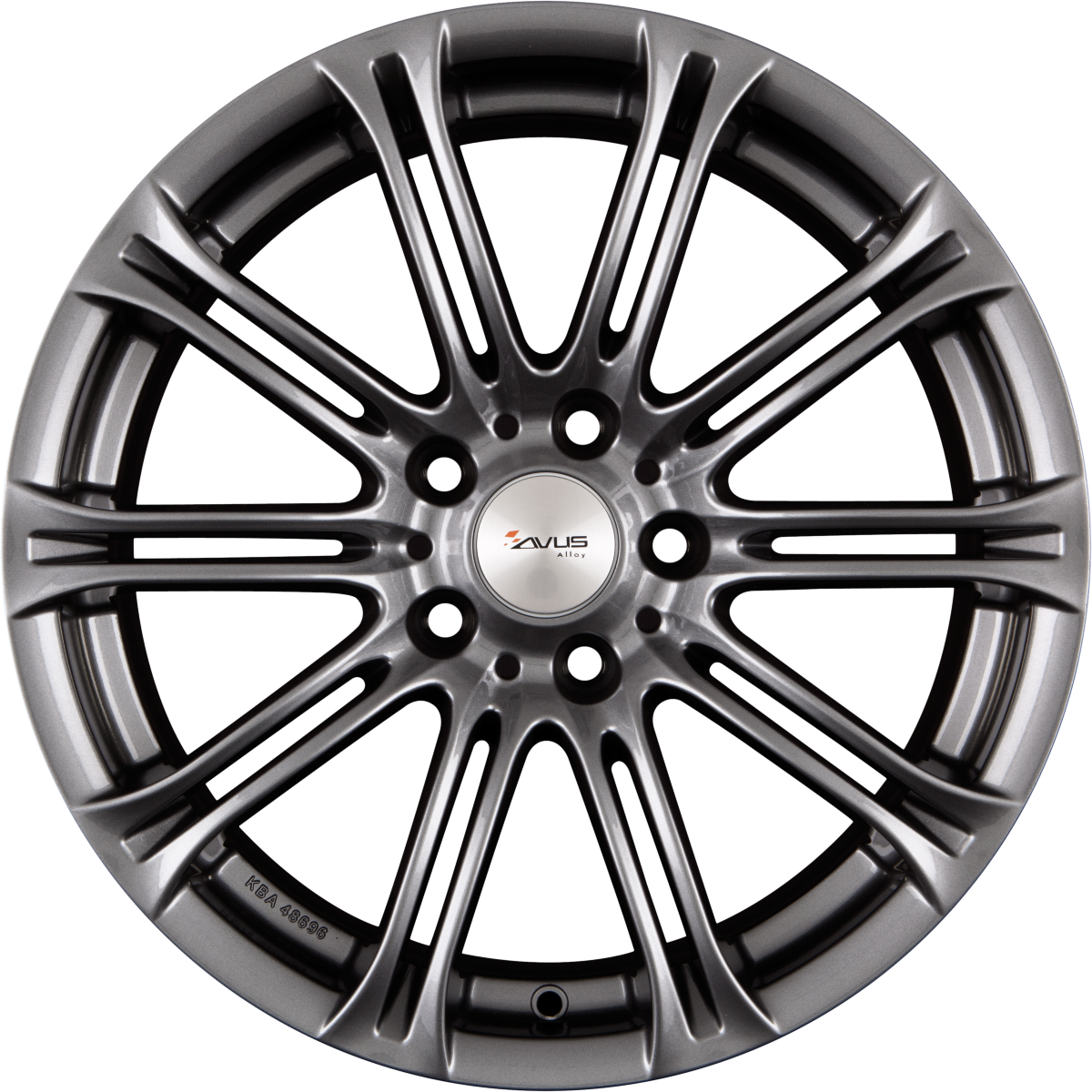 Avus Racing AC-MB1 Anthracite Alufelge 9.5x19 Zoll ET15 LK 5x120 ML72.6