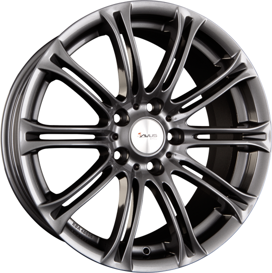 Avus Racing AC-MB1 Anthracite Alufelge 9.5x19 Zoll ET15 LK 5x120 ML72.6 – Bild 2