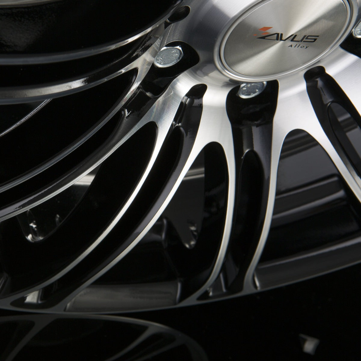 Avus Racing AC-MB1 black polished Alufelge 8x18 Zoll ET15 LK 5x120 ML72.6 – Bild 6
