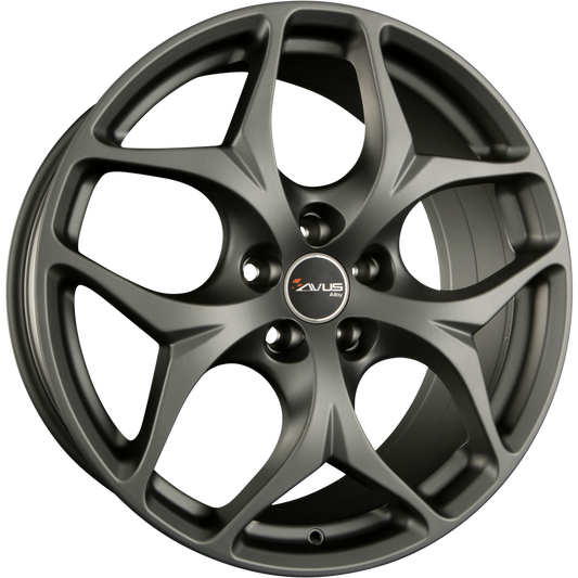 Avus Racing AC-MB2 Matt Anthracite Alufelge 8.5x18 Zoll ET43 LK 5x112 ML66.6 – Bild 2