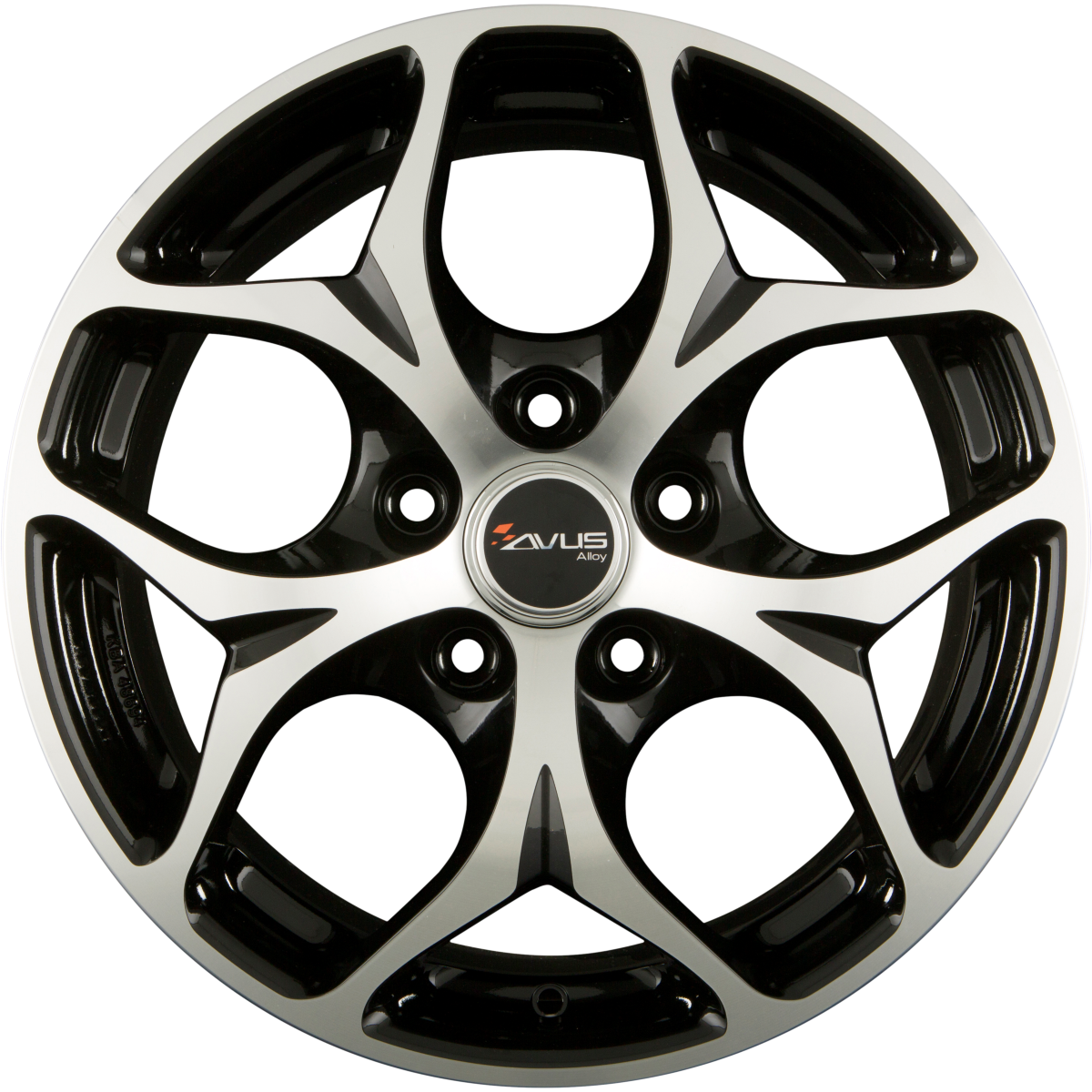 Avus Racing AC-MB2 Black Polished Alufelge 8.5x18 Zoll ET43 LK 5x112 ML66.6