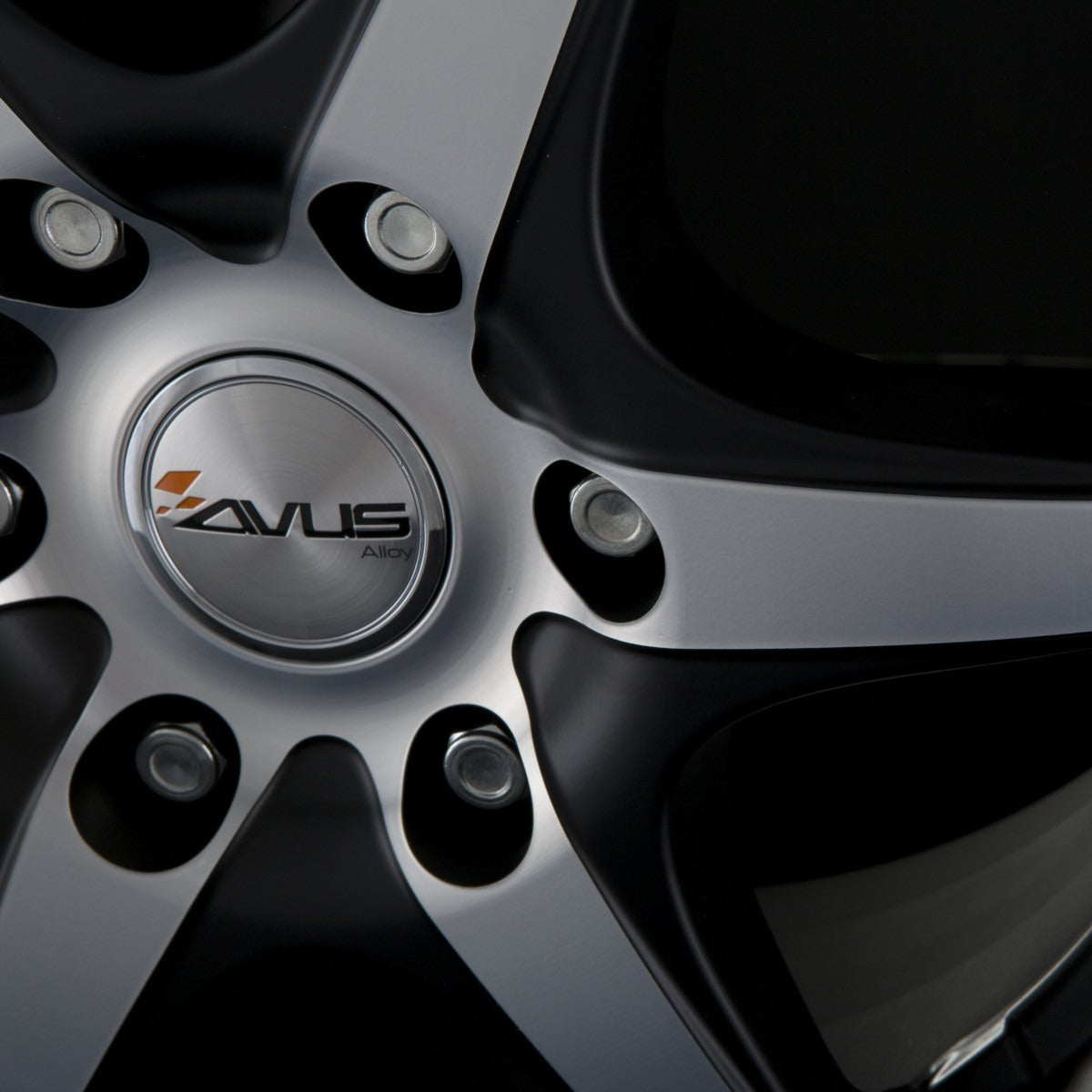 Avus Racing Grizzly Matt Black Polished Alufelge 7x17 Zoll ET50 LK 5x130 ML89.1 – Bild 3