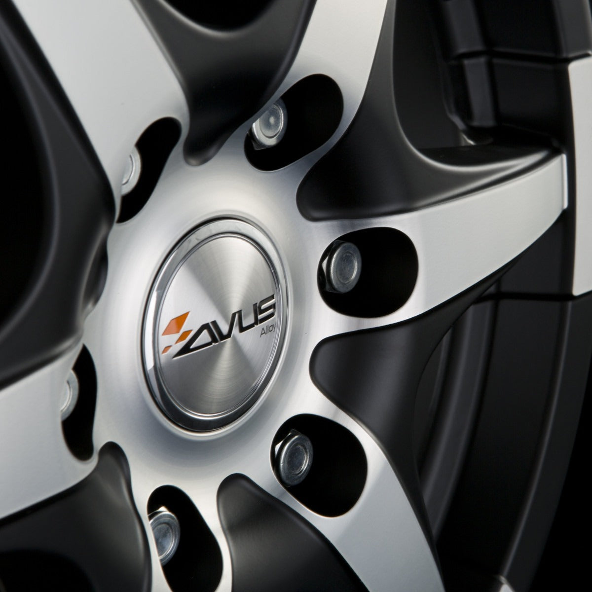 Avus Racing Grizzly Matt Black Polished Alufelge 7x17 Zoll ET50 LK 5x130 ML89.1 – Bild 5