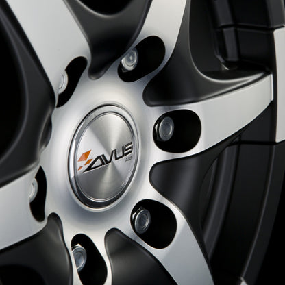Avus Racing Grizzly Matt Black Polished Alufelge 7x17 Zoll ET50 LK 5x130 ML89.1 – Bild 5