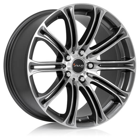 Avus Racing AC-MB1 anthracite polished Alufelge 8.5x19 Zoll ET30 LK 5x120 ML72.6