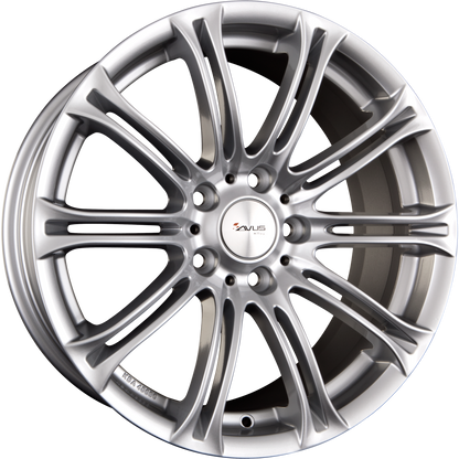 Avus Racing AC-MB1 Hyper Silver Alufelge 8.5x18 Zoll ET37 LK 5x120 ML72.6 – Bild 3