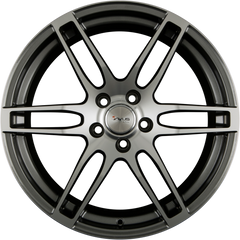 Avus Racing AF9 Anthracite Polished Alufelge 8x19 Zoll ET35 LK 5x112 ML66.6