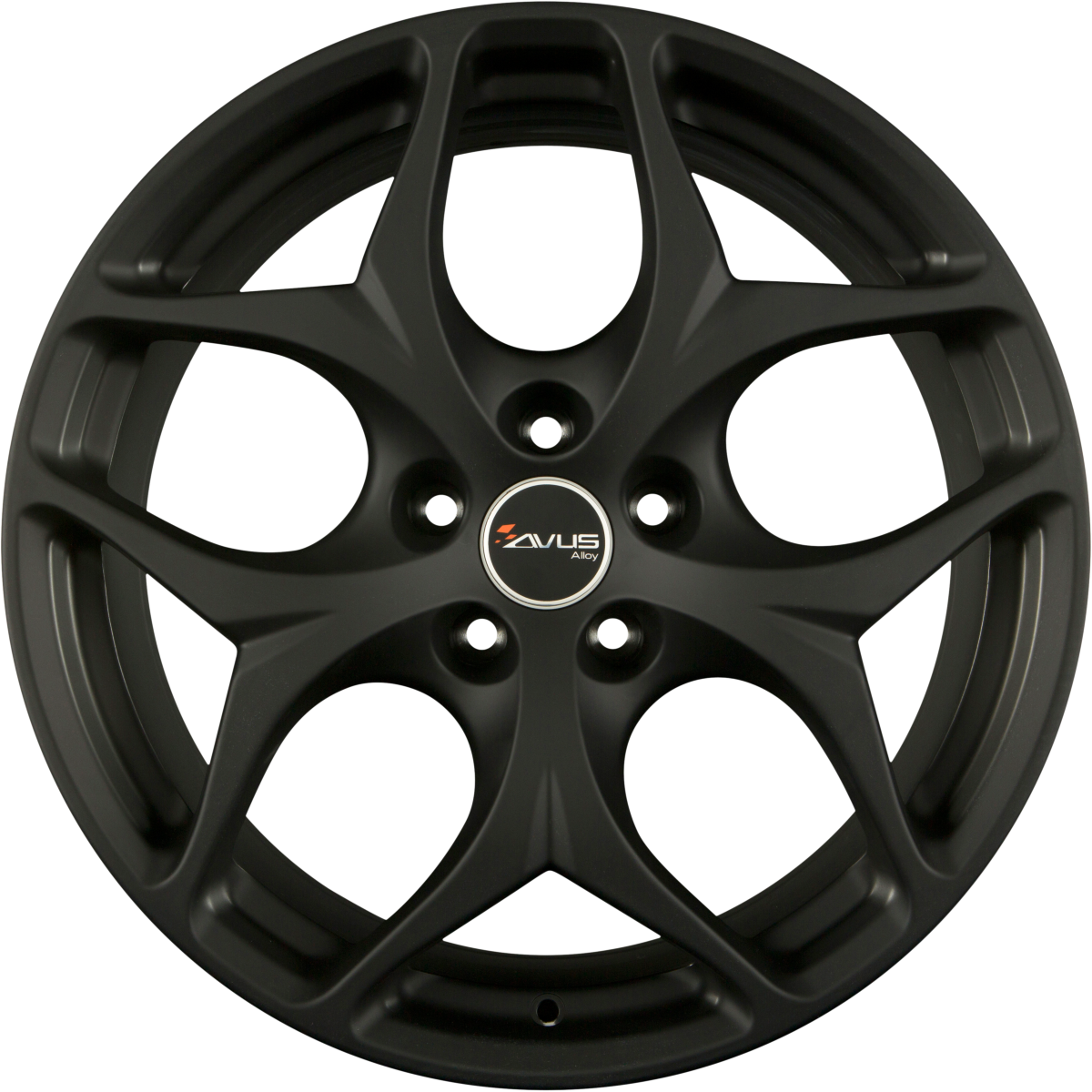 Avus Racing AC-MB2 Matt Black Alufelge 8.5x18 Zoll ET43 LK 5x112 ML66.45