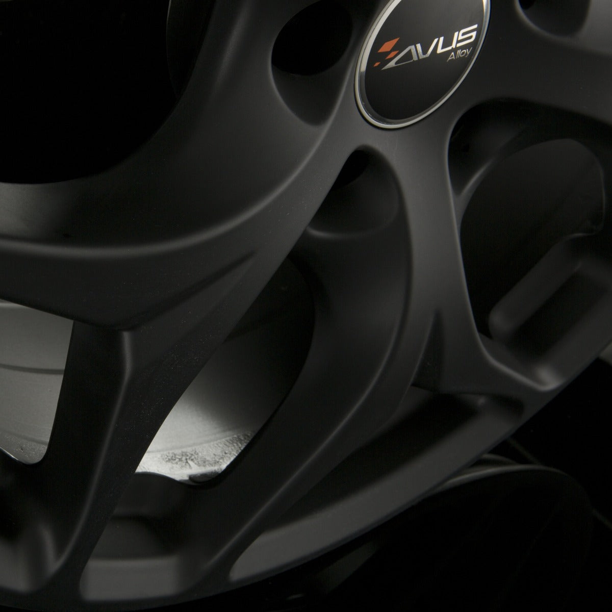 Avus Racing AC-MB2 Matt Black Alufelge 8.5x18 Zoll ET43 LK 5x112 ML66.45 – Bild 3