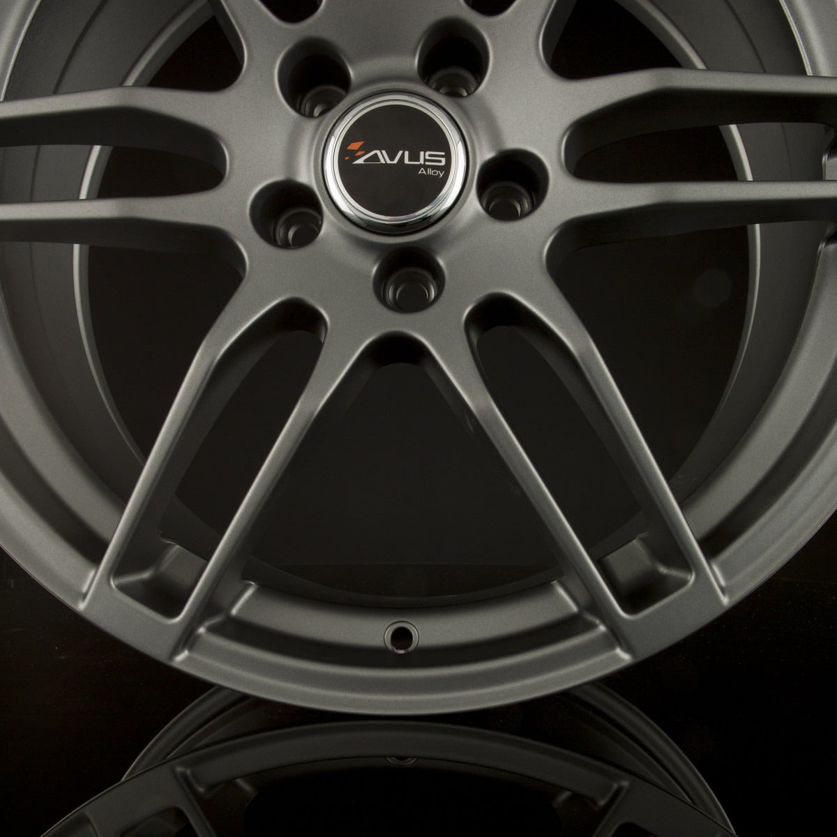 Avus Racing AF9 Matt Anthracite Alufelge 7.5x17 Zoll ET35 LK 5x112 ML66.6 – Bild 3
