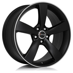 Avus Racing AF10 matt black polished Alufelge 9.5x19 Zoll ET45 LK 5x112 ML66.5