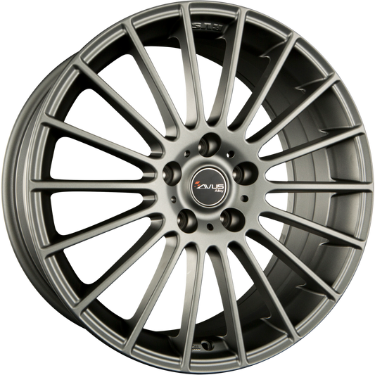 Avus Racing AC-M03 Matt Anthracite Alufelge 8x19 Zoll ET45 LK 5x114.3 ML73.1 – Bild 2