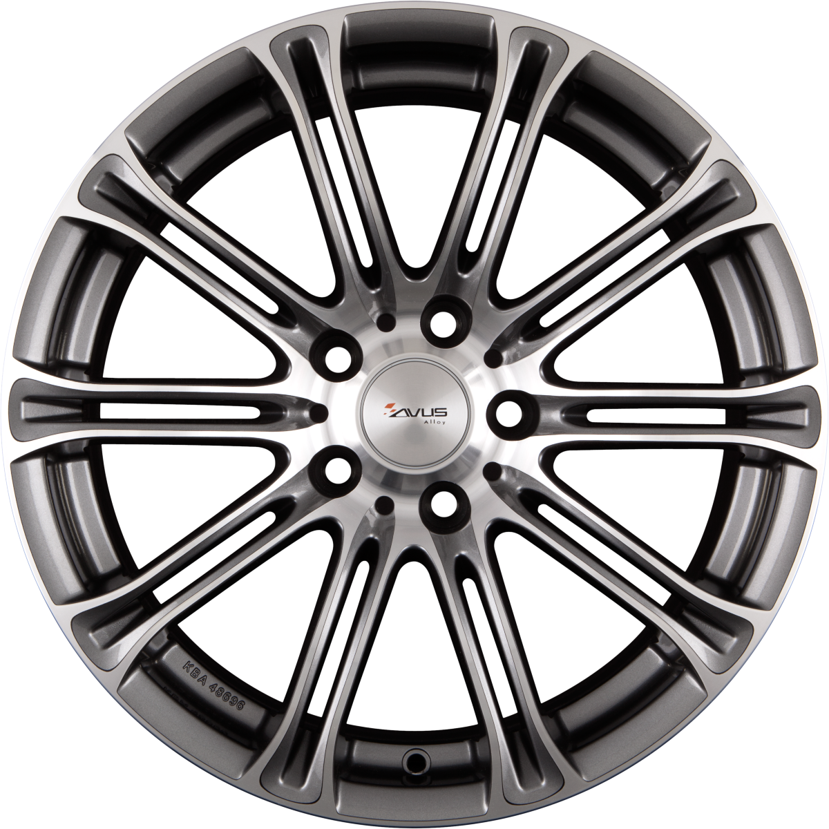 Avus Racing AC-MB1 Anthracite Polished Alufelge 9.5x20 Zoll ET45 LK 5x120 ML72.6
