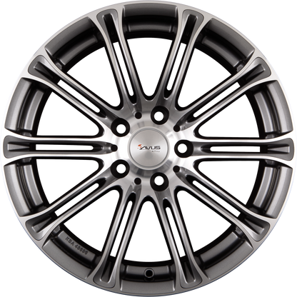 Avus Racing AC-MB1 Anthracite Polished Alufelge 9.5x20 Zoll ET45 LK 5x120 ML72.6
