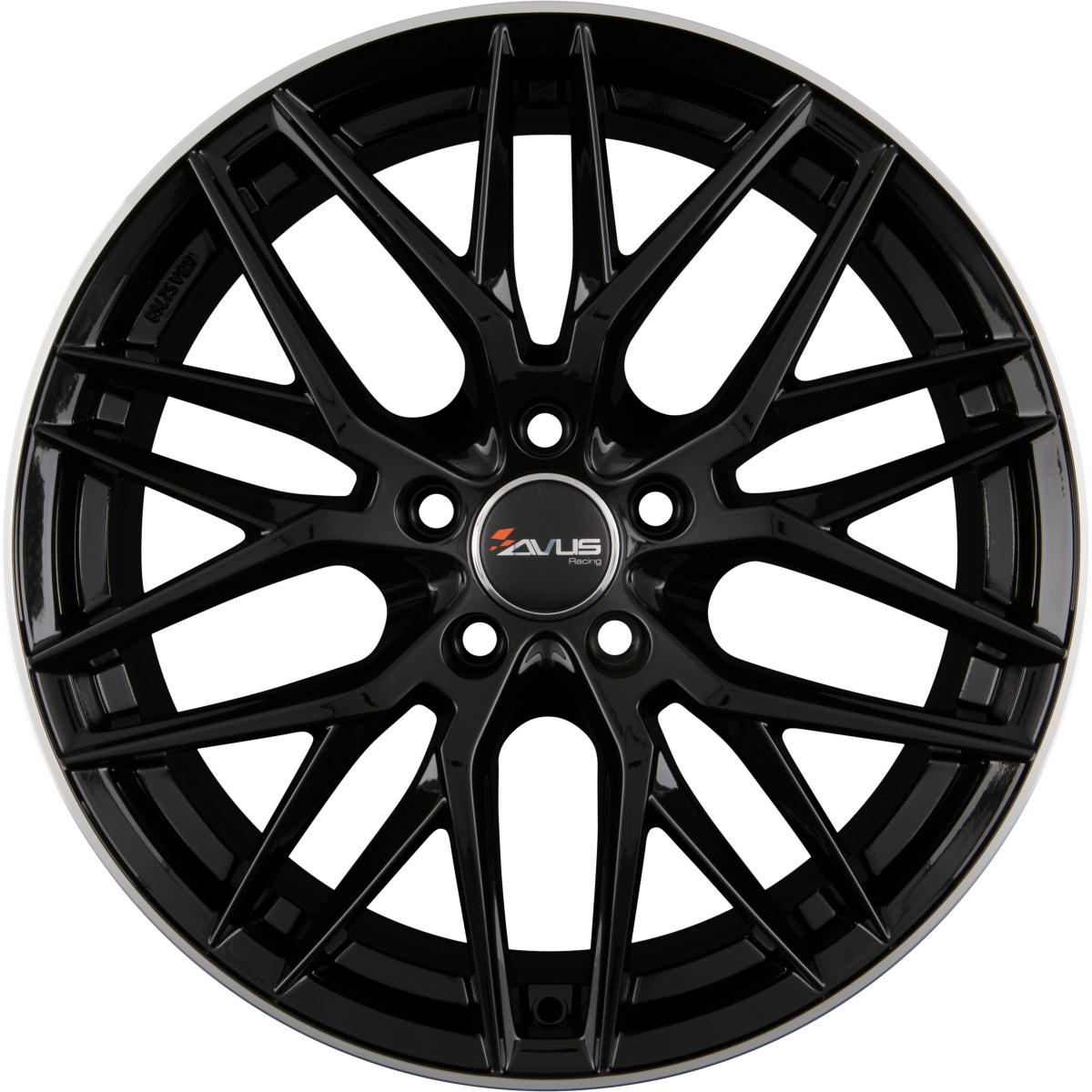 Avus Racing AF19 Black Polished Lip Alufelge 8x18 Zoll ET30 LK 5x112 ML66.6
