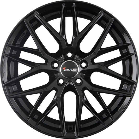 Avus Racing AF19 Black Alufelge 8x18 Zoll ET45 LK 5x112 ML66.6
