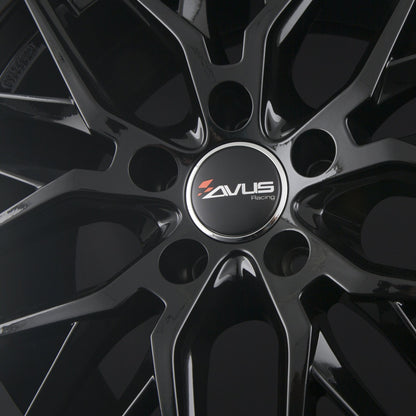 Avus Racing AF19 Black Alufelge 8x18 Zoll ET45 LK 5x112 ML66.6 – Bild 3